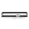 BelaLuz Modern minimalistisch schoenenrek School 120 cm zwart