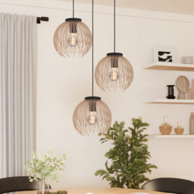 Hanglamp Alhabia 3-lichts getrapt zand