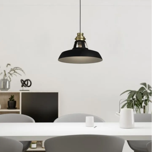 Stars of Light Industriële hanglamp Espinardo 1-lichts zwart