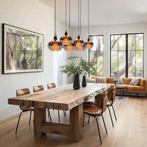 Stars of Light Modern design hanglamp Almoster 6-lichts koper