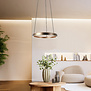 Moderne minimalistische hanglamp Trabuco bruin Ø55 cm