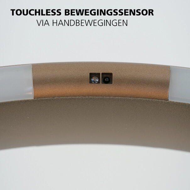 Stars of Lights Moderne minimalistische hanglamp Trabuco bruin Ø55 cm