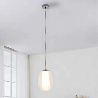 Hanglamp Menorca 1-lichts wit