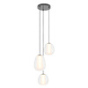 Stars of Lights Modern minimalistische hanglamp Menorca 3-lichts getrapt wit