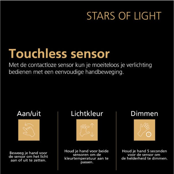 Stars of Lights Moderne hotel chique hanglamp Fruitera 3-lichts getrapt messing