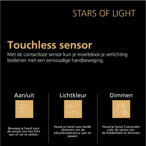 Stars of Light Moderne hotel chique hanglamp Fruitera 6-lichts messing