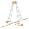 Stars of Lights Moderne hotel chique hanglamp Bogado 2-ringen goud