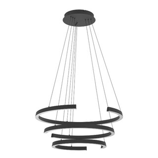 Hanglamp Labonete 3-ringen zwart