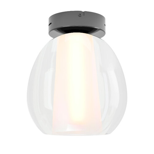 Moderne plafondlamp Menorca 1-lichts wit