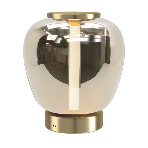 Stars of Light Modern hotel chique tafellamp Fruitera 1-lichts messing