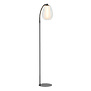 Moderne vloerlamp Menorca 1-lichts wit