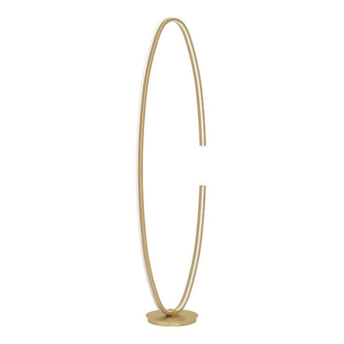 Modern hotel chique vloerlamp Bogado 1-lichts goud