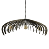 Ztahl hanglamp Omegna 3-lichts ovaal platinum