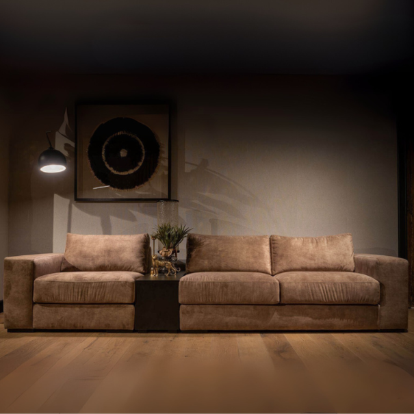 UrbanSofa Modern industriële 3-zitsbank Carl