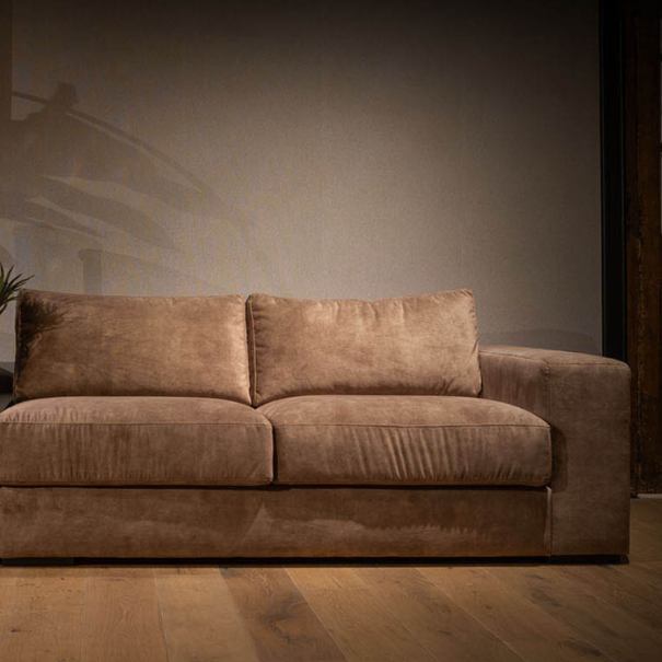 UrbanSofa Modern industriële 3-zitsbank Carl