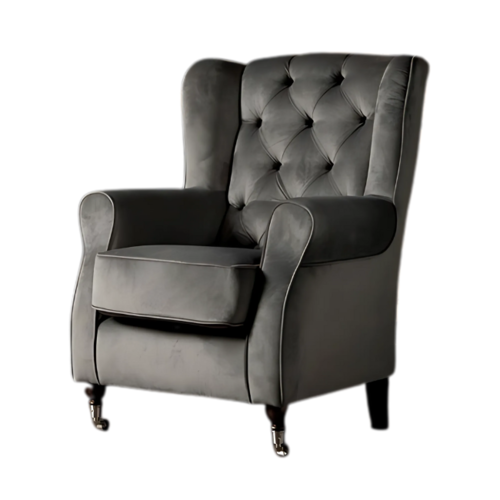Landelijke gecapitonneerde fauteuil Palermo
