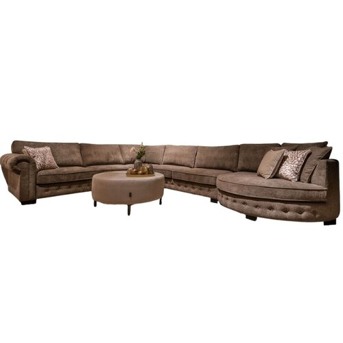 Stoere landelijke San Remo hoekbank