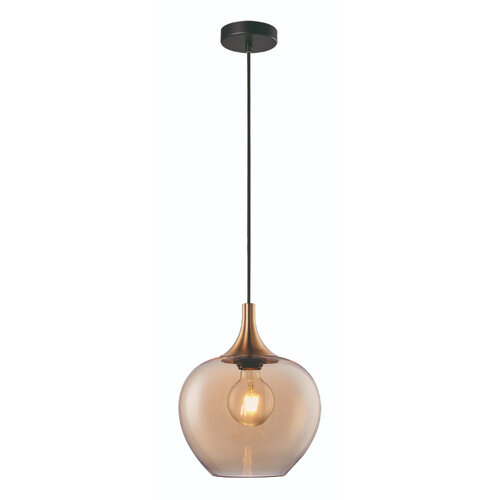 Hotel chique hanglamp Fresu 1-lichts Brons
