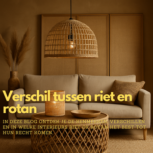 Verschil tussen riet en rotan