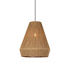 GOOD & MOJO Landelijke Ibiza stijl hanglamp Iguazu 1-lichts jute naturel Ø60 cm taps