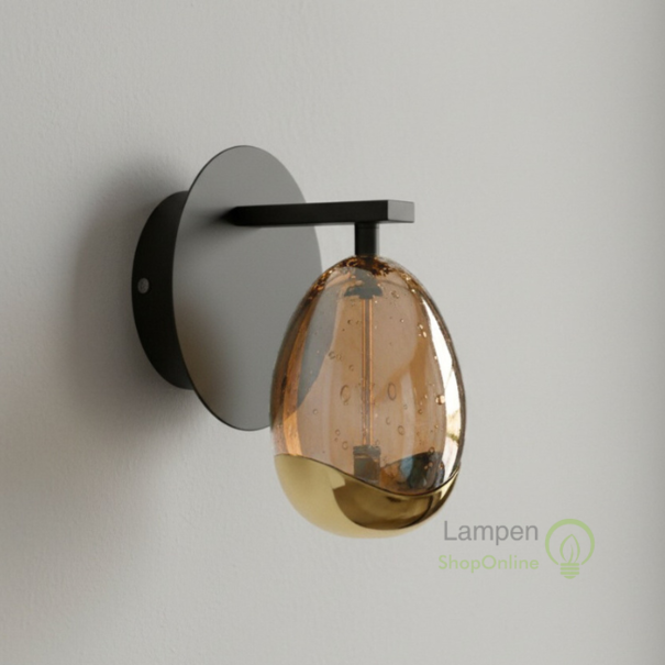 Highlight Modern design wandlamp Golden Egg 1-lichts goud