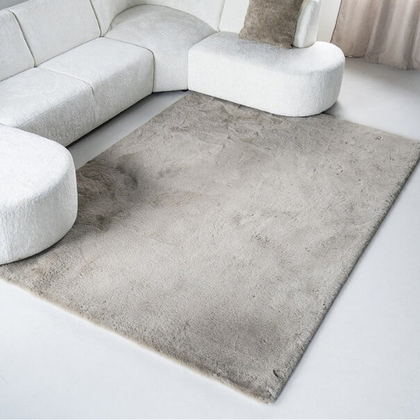 By-Boo Modern Scandinavisch vloerkleed Zena grijs 160 x 230 cm