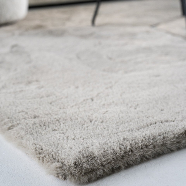 By-Boo Modern Scandinavisch vloerkleed Zena grijs 200 x 290 cm