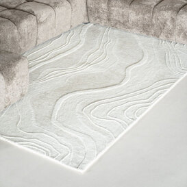 Vloerkleed Soil off white 160 x 230 cm