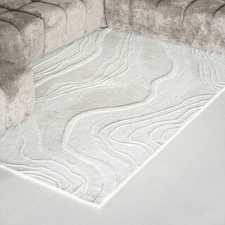 Vloerkleed Soil off white 160 x 230 cm