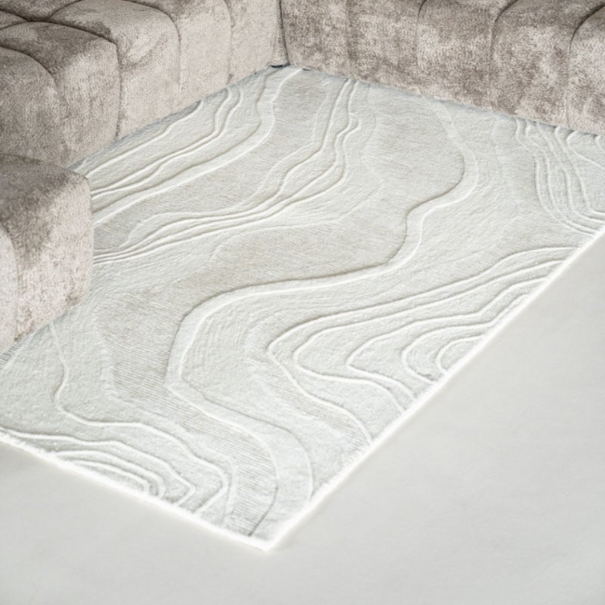 By-Boo Scandinavisch vloerkleed Soil Off-white 190 x 290 cm