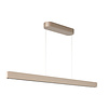 Highlight Modern chique hanglamp Kaia Champagne gold 120 cm