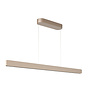 Modern chique hanglamp Kaia Champagne gold 120 cm
