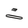 Highlight Modern minimalistische hanglamp Loop zwart 120 cm