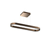 Hotel chique design hanglamp Loop Purple gold 120 cm