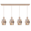 Highlight Modern Scandinavische hanglamp Marrone 4-lichts zand