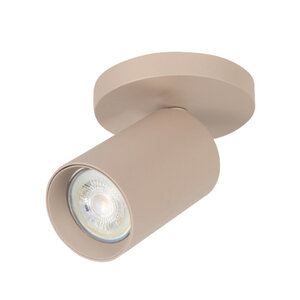 Highlight Modern Scandinavische opbouwspot Mila 1-lichts zand