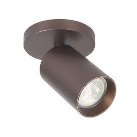 Opbouwspot Mila 1-lichts choco