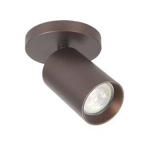 Highlight Modern chique opbouwspot Mila 1-lichts Choco