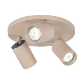 Opbouwspot Mila 3-lichts rond zand