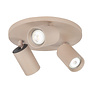 Modern Scandinavische opbouwspot Mila 3-lichts rond zand