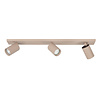 Highlight Modern Scandinavische opbouwspot Mila 3-lichts zand