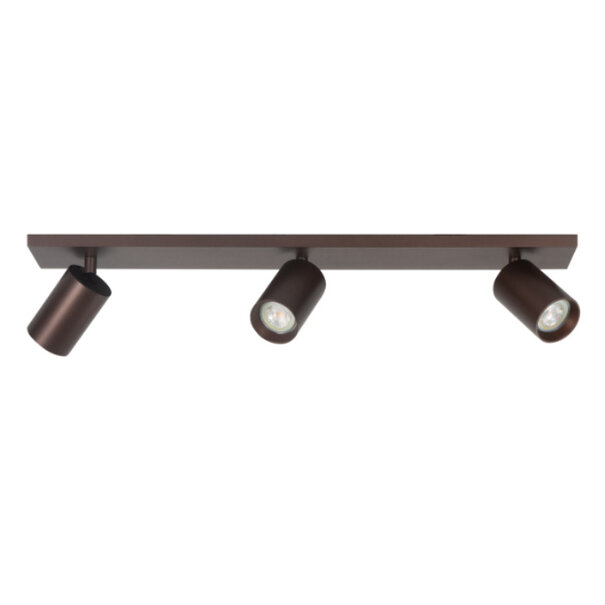 Highlight Modern chique opbouwspot Mila 3-lichts Choco