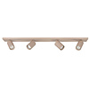 Highlight Modern Scandinavische opbouwspot Mila 4-lichts op balk zand