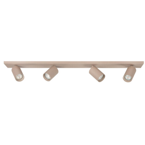 Modern Scandinavische opbouwspot Mila 4-lichts op balk zand