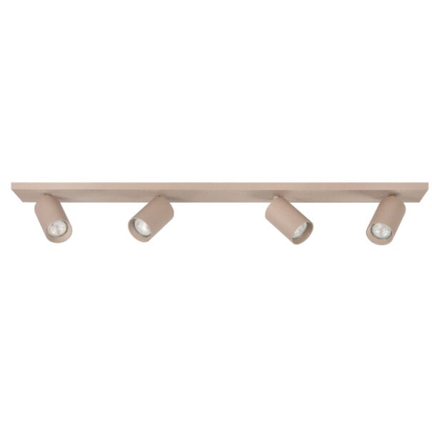 Highlight Modern Scandinavische opbouwspot Mila 4-lichts op balk zand