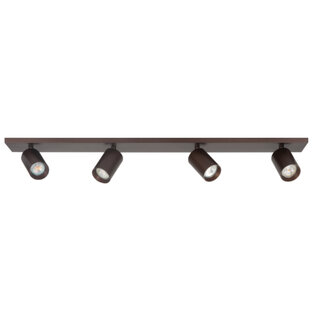 Opbouwspot Mila 4-lichts choco