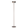 Modern hotel chique vloerlamp Amora 2-lichts purple gold