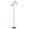 Highlight Hotel chique design vloerlamp Piero 2-lichts brons