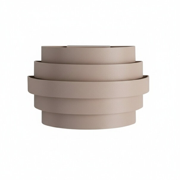 Highlight Modern Scandinavische wandlamp Scudo zand 20 cm
