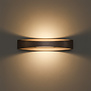 Modern chique wandlamp Medusa 12W choco 35 cm